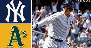 New York Yankees vs Oakland Athletics | Game Highlights | 5/10/23