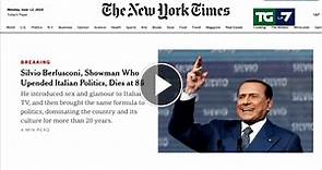 La morte di Silvio Berlusconi vista dall'estero: dal New York Times a Vladimir Putin