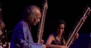 Ravi Shankar with daughter Anoushka Shankar and...