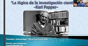 POPPER, Karl | La lógica de la investigación científica | Psicología y Epistemología UNAB