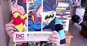 DC 75th Anniversary Poster Book DC Comics Book Review / Overview