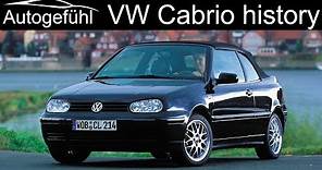 The history of Volkswagen convertibles - VW Beetle, Golf, Ghia, Iltis, EOS, T-Roc Cabriolet