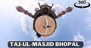 The Taj-ul-Masajid: Unveiling the Grand Mosque of Bhopal // 360 View // Virtual Tour // Insta 360x3