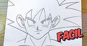 Cómo Dibujar a Goku Fácil Paso a Paso a Lápiz - Tutorial Detallado para Principiantes