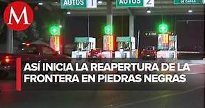 En Coahuila se abrió la frontera con EU