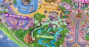2023 Disneyland Map