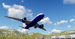 Airplane Takeoff Animation