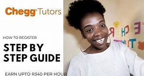 How to register with Chegg Tutor|Step by Step Guide |South Africa|