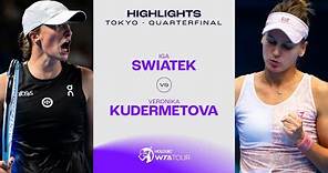 Iga Swiatek vs. Veronika Kudermetova | 2023 Tokyo Quarterfinal | WTA Match Highlights