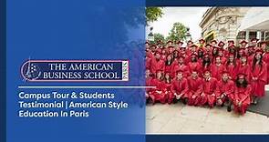 American Business School Of Paris - Campus Tour & Students Testimonial | American Style Education
