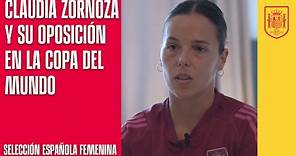Claudia Zornoza oposita a un sueño durante la Copa del Mundo | 🔴 SEFUTBOL