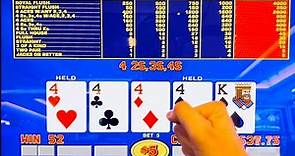 High Limit Double Double Video Poker Challenge!