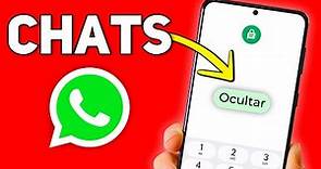 OCULTAR CONVERSACIONES de WhatsApp con CODIGO SECRETO ✅