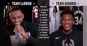 NBA全明星選秀過程 Leborn隊 vs Giannis隊 (2019)