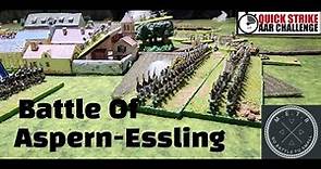 Day 1 – Battle of Aspern-Essling – Quickstrike AAR – 6mm Napoleonic’s Miniature Tabletop Wargame