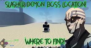 Slasher Demon Boss Location! (Free AFK Tier 2 Chest!) | Project Slayers Roblox Codes