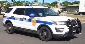 Honolulu Police Dept. District 8 Units Responding - Code 3