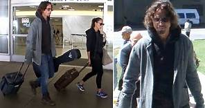 Chris Cornell Arrives At LAX With Wife Vicky