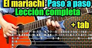 Como tocar "El Mariachi" de Antonio Banderas en guitarra: Riff, ritmo, acordes TUTORIAL COMPLETO