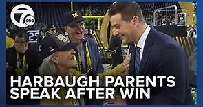 INTERVIEW: Jack and Jackie Harbaugh share excitement in Jim and Michigan’s national championship win