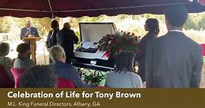 Celebration of Life for Tony Brown