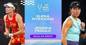 Elena Rybakina vs. Jessica Pegula | 2023 WTA Finals Group Stage | WTA Match Highlights