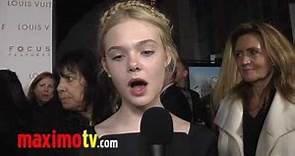 Elle Fanning on Sister Dakota at "Somewhere" Premiere in Hollywood