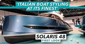 Solaris Power 48 Lobster Fly yacht tour | Italian boat styling at its finest | Motor Boat & Yachting