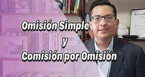 Omisión Simple y Comisión por Omisión