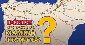 Dónde comenzar el Camino Francés (Camino de Santiago)?
