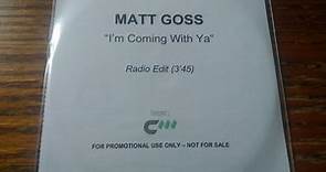 Matt Goss - I'm Coming With Ya