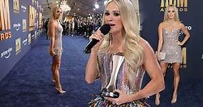 ACM Awards red carpet! Carrie Underwood stuns in sparkling dress at ACM Awards