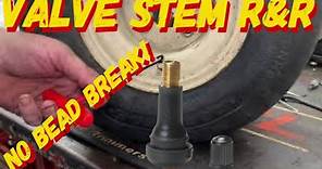 HOW TO REPLACE A VALVE STEM WITHOUT BREAKING THE TIRE BEAD