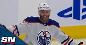 Mattias Ekholm Blasts Slapshot To Net First Goal In Oilers Uniform vs. Maple Leafs