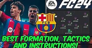 EA FC 24 - BEST FC BARCELONA Formation, Tactics and Instructions