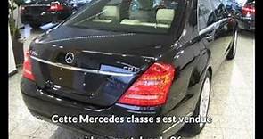 Mercedes classe s occasion visible à Le cannet présentée par Precision auto