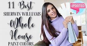 11 BEST Sherwin Williams WHOLE HOUSE Paint Colors