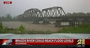 Brazos River could reach flood levels