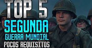 🔫 TOP 5 JUEGOS DE LA 2ª GUERRA MUNDIAL GRATIS 🎮 POCOS REQUISITOS