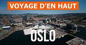 Oslo vue du ciel | Vidéo drone en 4k | La Norvège, la ville d'Oslo à partir de l'air