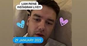 Liam Payne Instagram live - 29th January 2022
