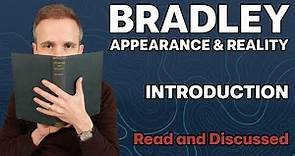 Introduction. Appearance and Reality by F.H. Bradley (READ)