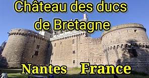 Château des ducs de Bretagne | Outside of the Castle of Nantes | France