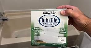 Painting a bathtub with Rust-Oleum Tub and Tile