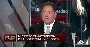 Activision Blizzard CEO Bobby Kotick: We always believed the deal would get through
