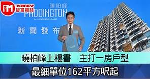 曉柏峰上樓書　主打一房戶型　最細單位162平方呎起 - 香港經濟日報 - 即時新聞頻道 - iMoney智富 - 股樓投資