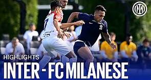 INTER 10-0 FC MILANESE | HIGHLIGHTS ⚫🔵🇬🇧
