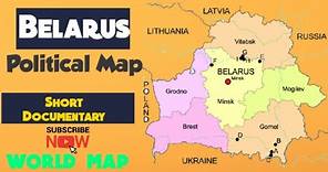 Belarus Political Map, Regions of Belarus, Belarus Map, Belarus Oblasts Map, Belarusian Map