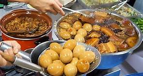 超級美味! 人氣爌肉飯, 魯肉飯製作 / Braised Pork Belly, Braised Pork Rice - Taiwanese Street Food