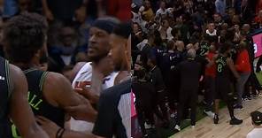 4 EJECTED after Naji Marshall chokes Jimmy Butler and starts HUGE FIGHT 😳